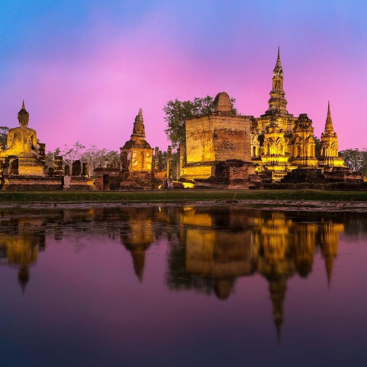 Cena crucero en Ayutthaya