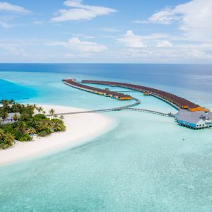 Hotel The Standard Maldives - Vista aérea isla