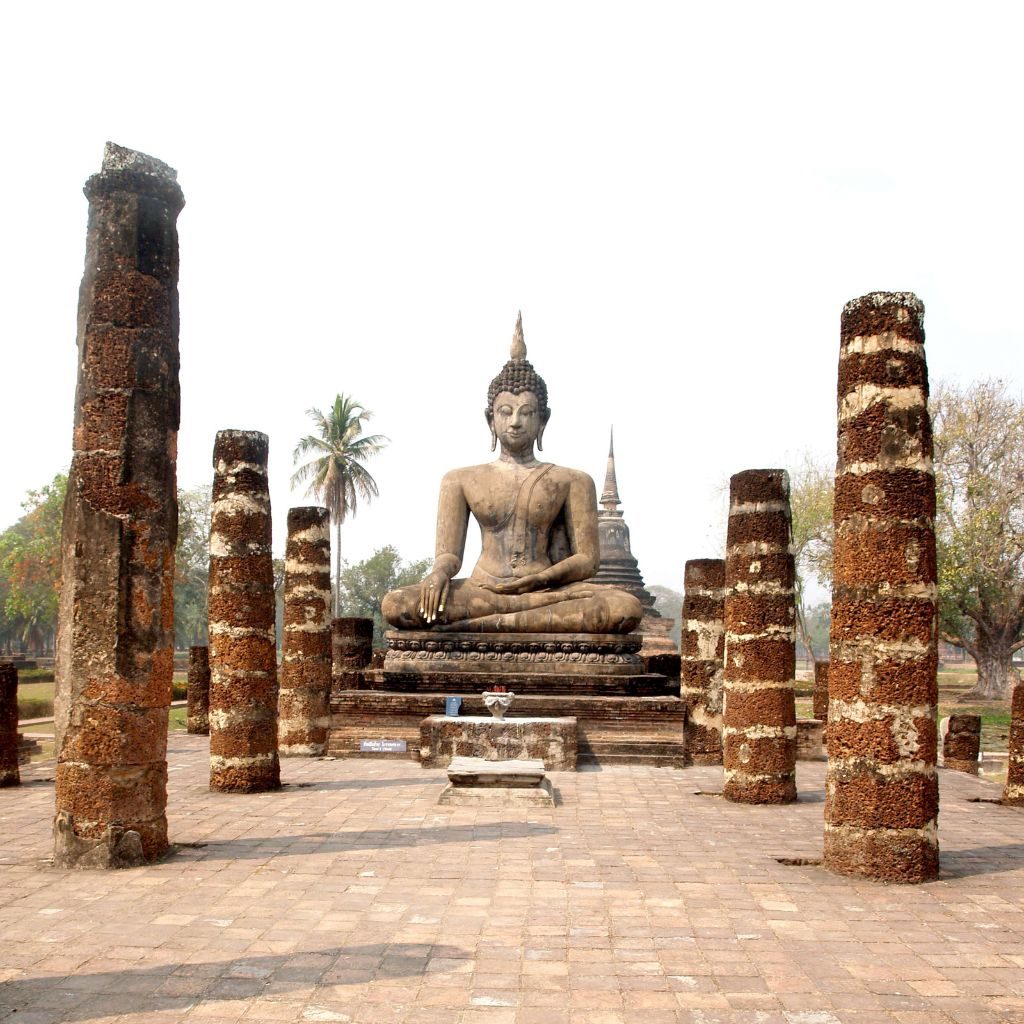 Budha de piedra Tailandia