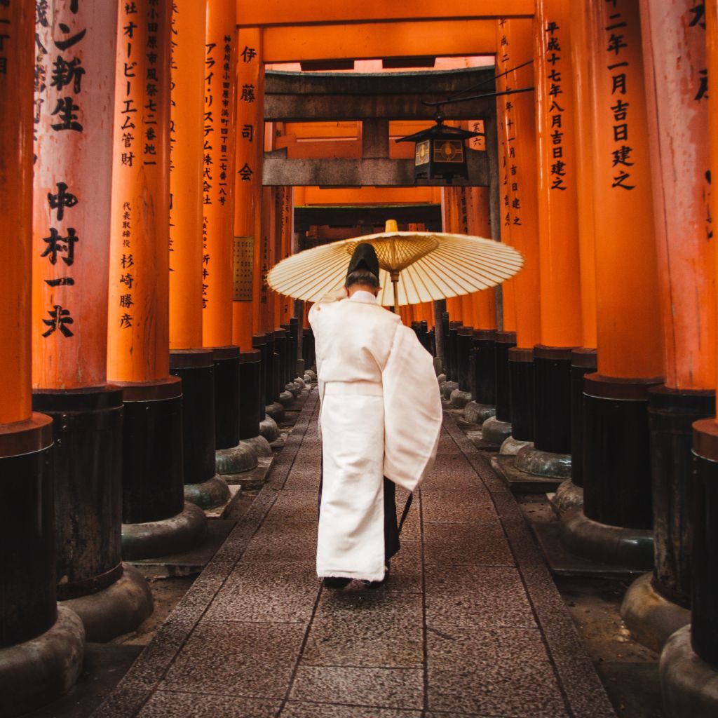Pasillo Templo Japón