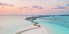 hotel atardecer maldivas